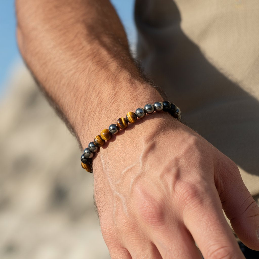 Triple Eye Bracelet – For Negative Energy Protection, Power & Grounding Energy