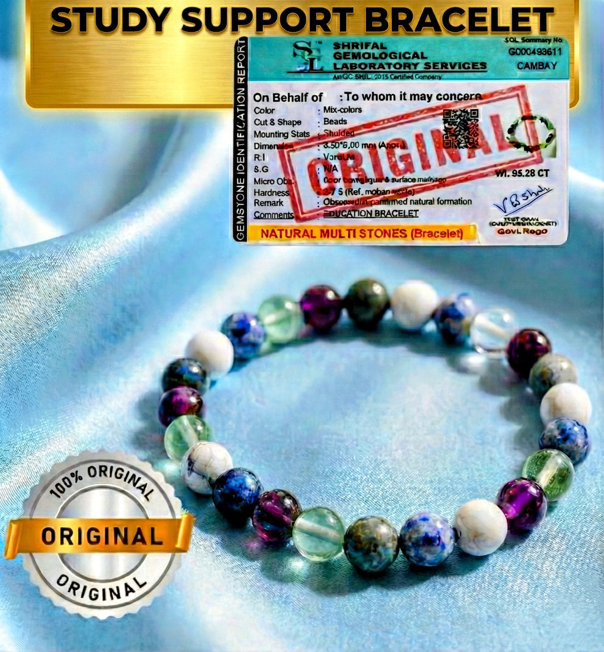 Certified Education Bracelet for Students – Better Focus, Memory, & Concentration