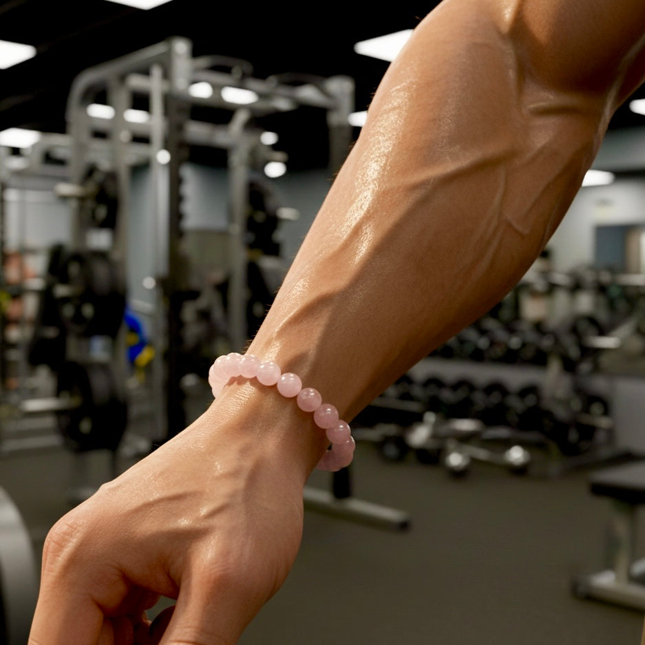 Prem Yog Rose Quartz Bracelet – For Love Relationship, The Stone of Love, Peace & Emotional Healing