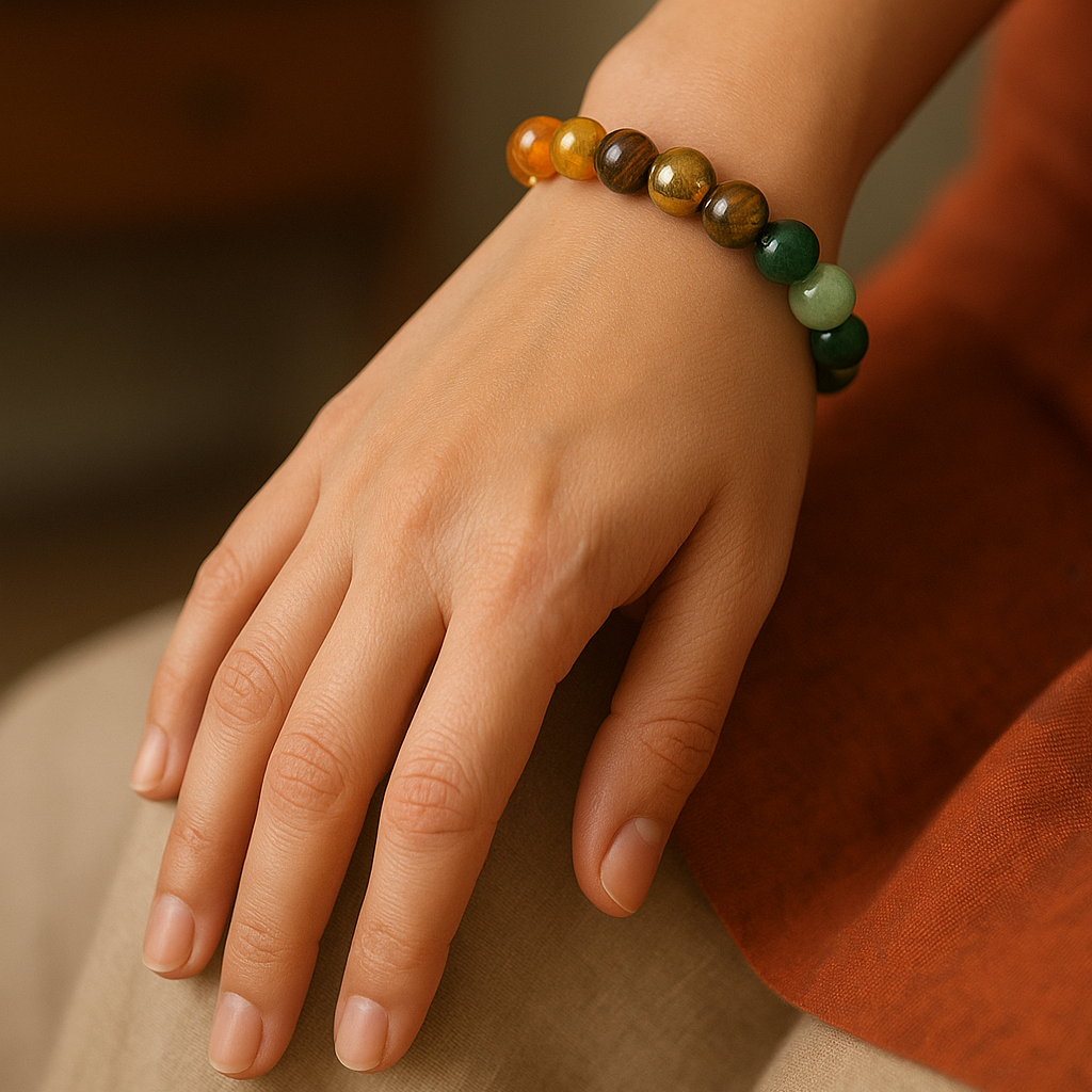 Dhanyog Bracelet – Money Magnet For Wealth, Prosperity & Success Crystal Bracelet With Certificate