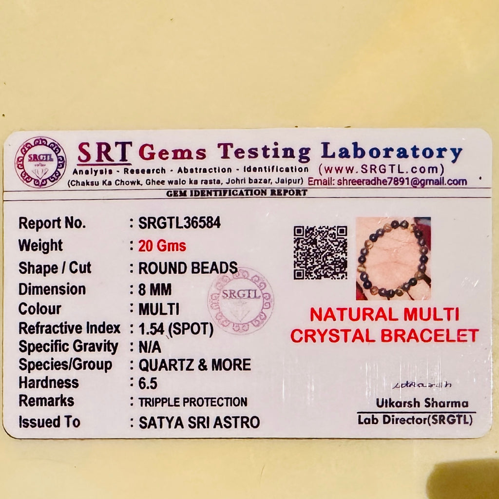 Triple Eye Bracelet – For Negative Energy Protection, Power & Grounding Energy