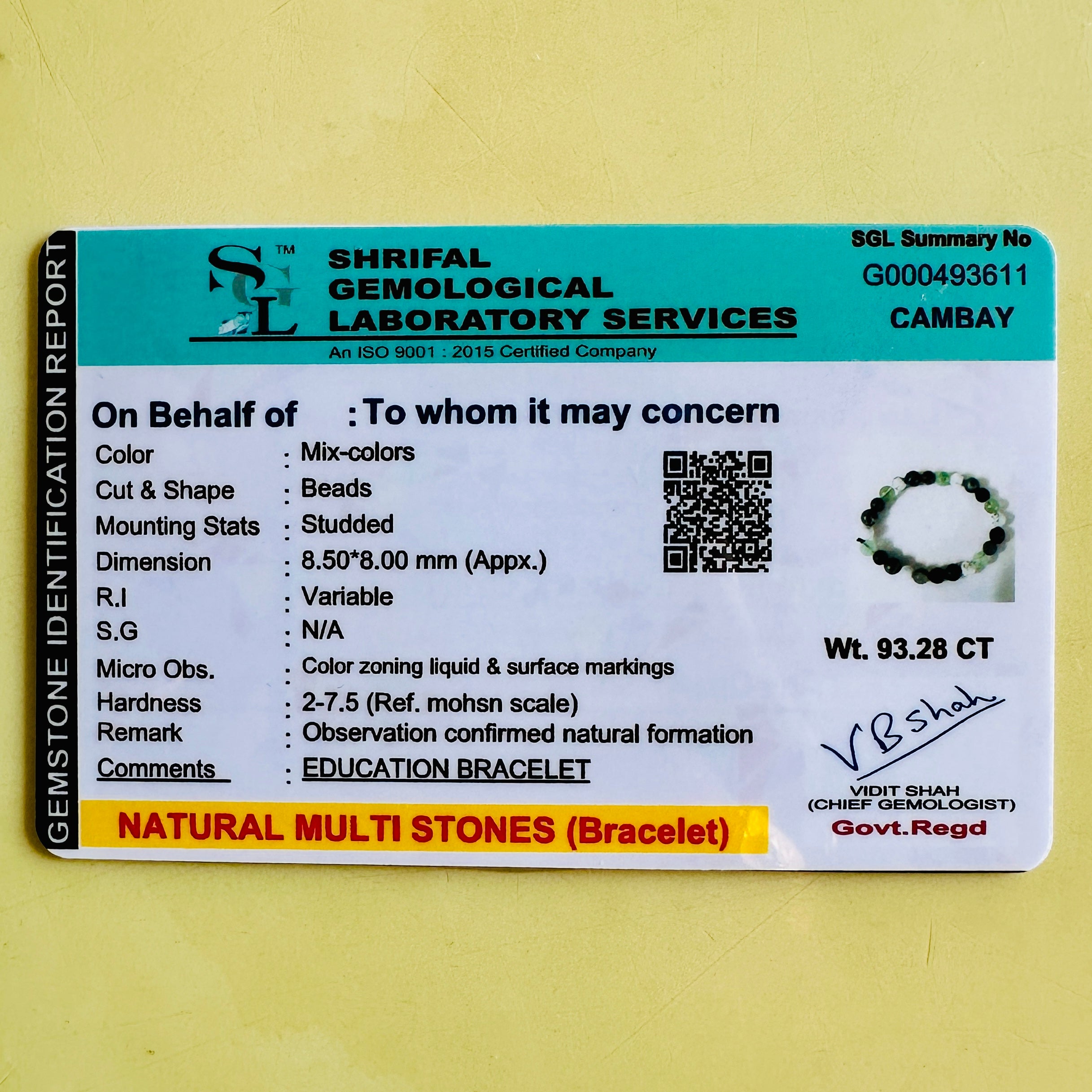 Certified Education Bracelet for Students – Better Focus, Memory, & Concentration