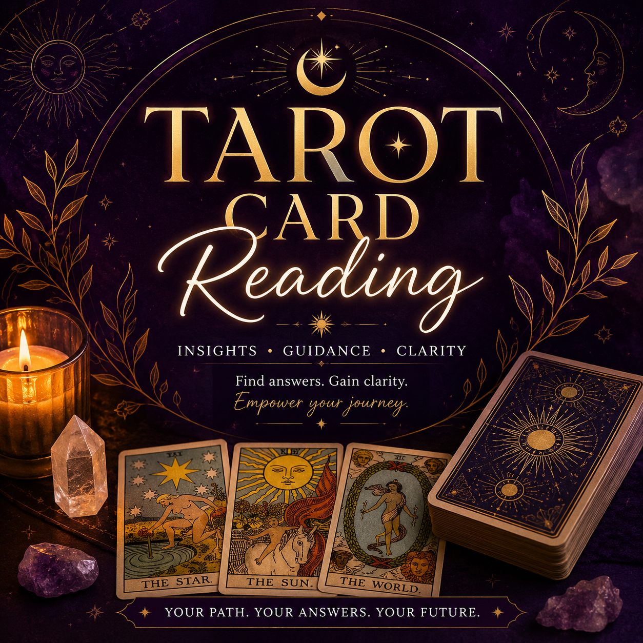 Tarot Card Reading Session With Remedies
