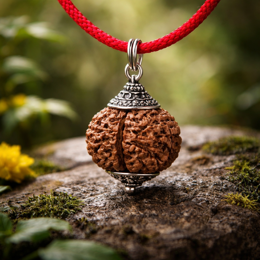 6 Mukhi Rudraksha (Six Faced) | Lab Certified Original Rudraksha | Associated with Lord Kartikeya & Planet Venus (Shukra)