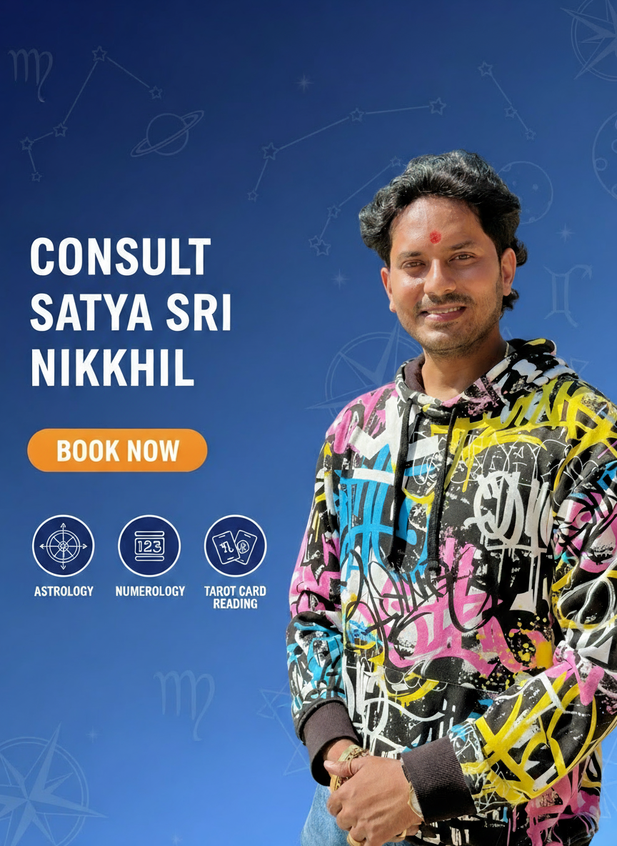 Consult With "Satya Sri Nikkhil Ji" Directly On Whats App/Email
